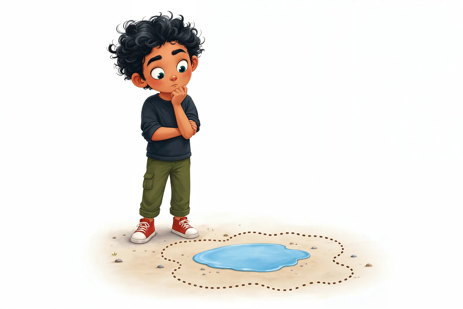 Where did the puddle go? Everyday questions spark investigation.