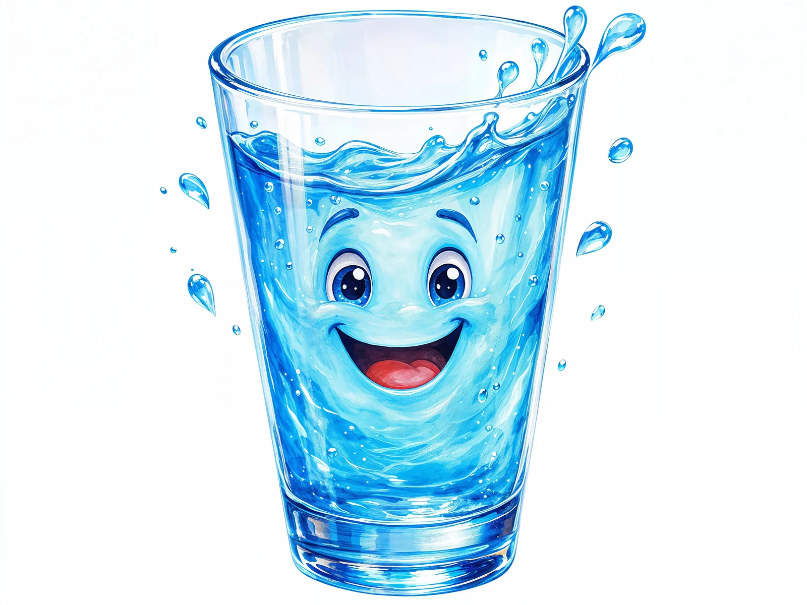 Water — the drink that keeps our whole body running.