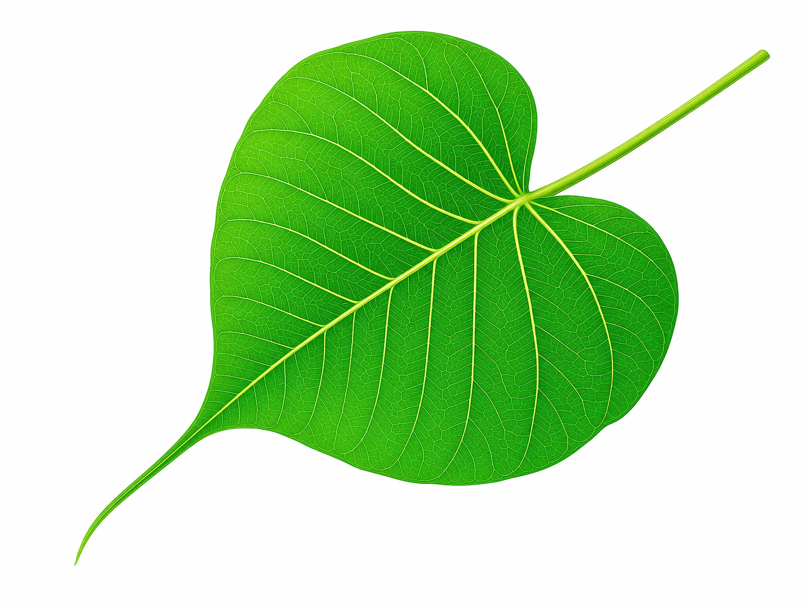 The parts of a leaf — the plant's tiny food factory.