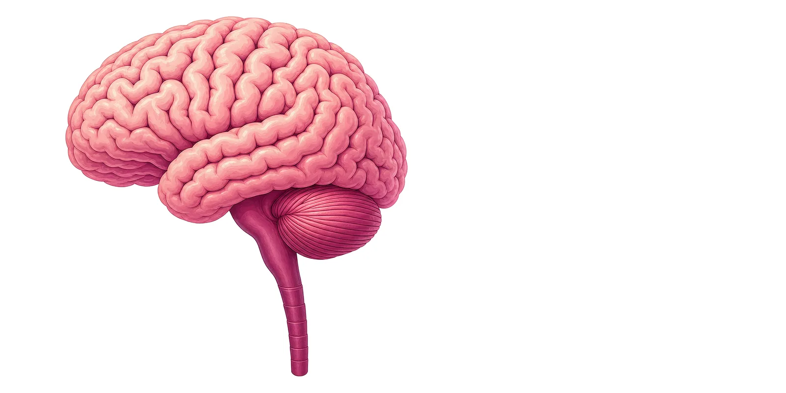The brain's three main parts and what each one handles.