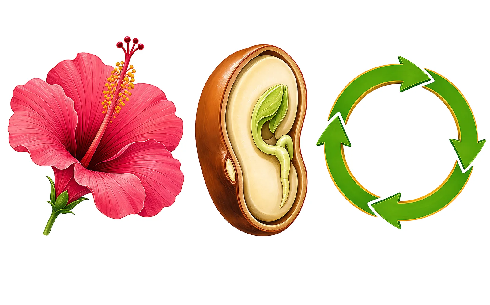 Chapter opener: from flower to fruit to a new plant.